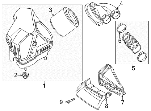 2015 Audi S7 Air Intake