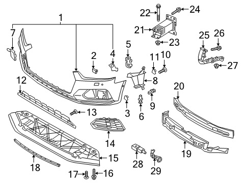 2018 Audi A5 Quattro Switches & Sensors Diagram 4