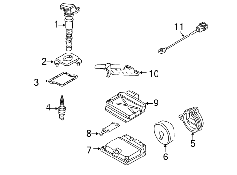 2004 Audi A8 Quattro Ignition System