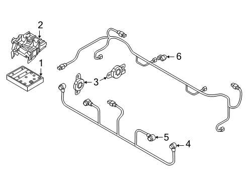 2013 Audi RS5 Parking Aid Diagram 2