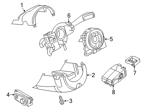 2014 Audi A6 Anti-Theft Components