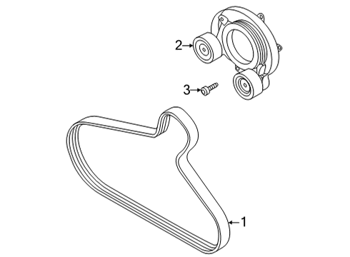 2021 Audi A5 Quattro Belts & Pulleys  Diagram 2