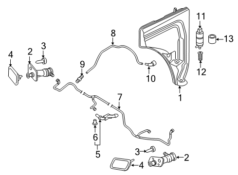 2017 Audi Q7 Washer Components