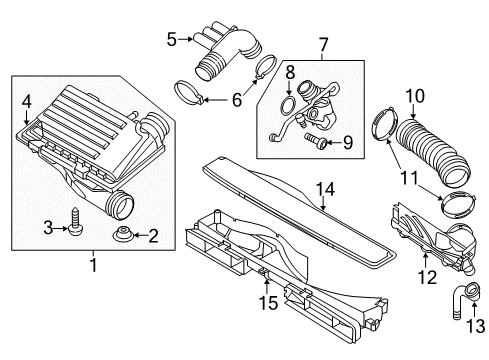 2016 Audi A3 Sportback e-tron Air Intake