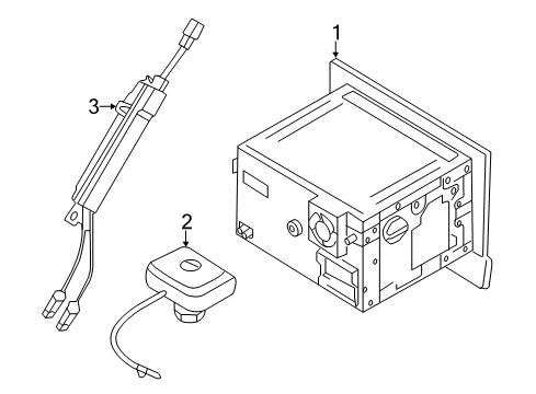 2015 Audi R8 Navigation System Components