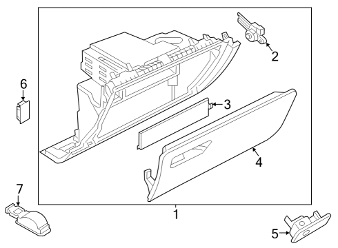 2023 Audi RS3 Glove Box