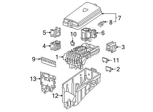 2023 Audi Q3 Fuse & Relay Diagram 2