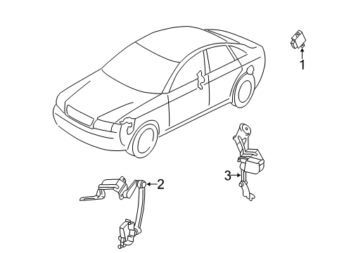 2002 Audi A4 Quattro Electrical Components