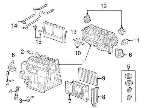 2024 Audi Q8 e-tron Heater Components