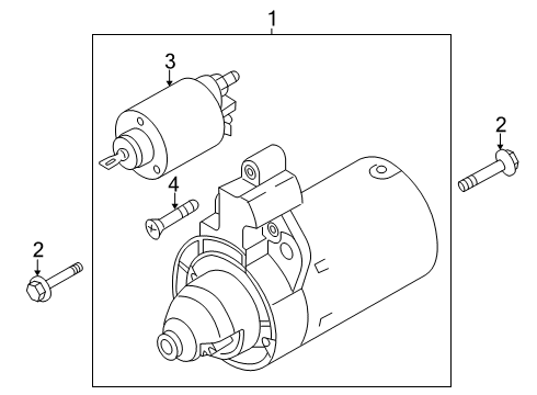 2022 Audi A5 Quattro Starter Diagram 1