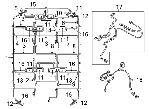 2022 Audi e-tron Quattro Wiring Harness