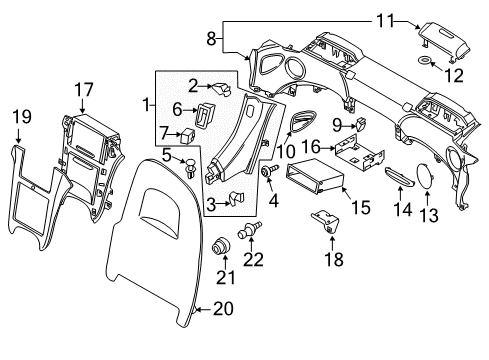 2012 Audi R8 Trunk, Electrical Diagram 4