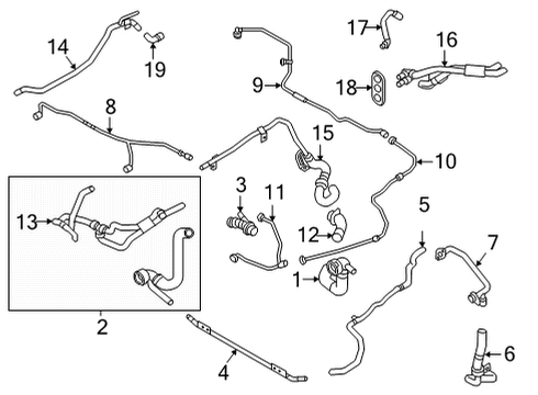 2023 Audi S5 Hoses, Lines & Pipes Diagram 1