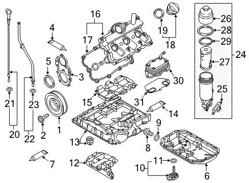 2013 Audi Q7 Filters