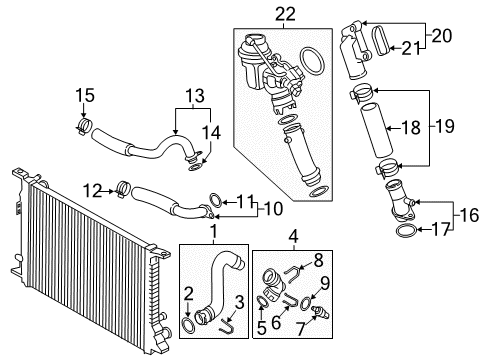 2015 Audi S7 Hoses, Lines & Pipes Diagram 3