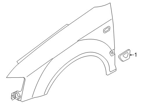 2004 Audi S4 Exterior Trim - Fender