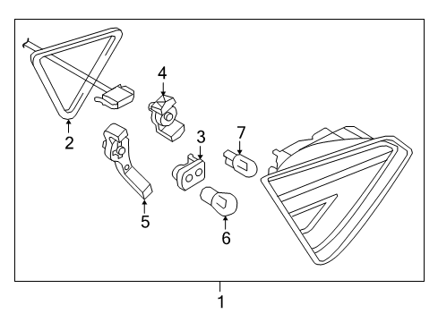 2011 Audi A5 Quattro Tail Lamps Diagram 1