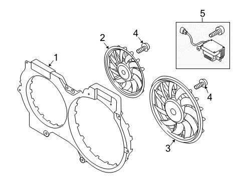 2010 Audi Q5 Cooling System, Radiator, Water Pump, Cooling Fan