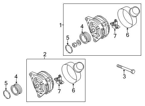 2010 Audi Q5 Alternator