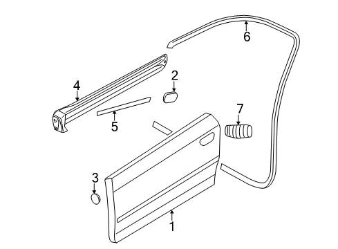 2007 Audi A3 Quattro Front Door