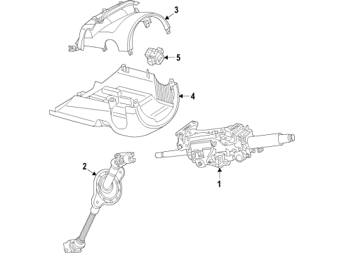 2019 Audi A8 Quattro Intermediate Shaft Diagram for 4N1-419-753-G