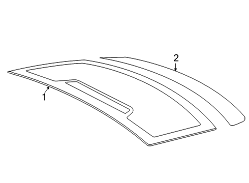 2022 Audi e-tron GT Back Glass