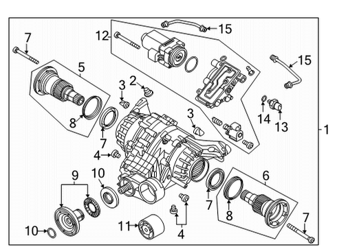 2022 Audi S7 Sportback Axle & Differential - Rear