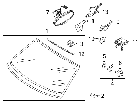 2022 Audi Q5 Glass - Windshield