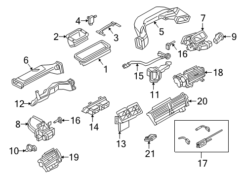 2022 Audi S8 Ducts Diagram 1