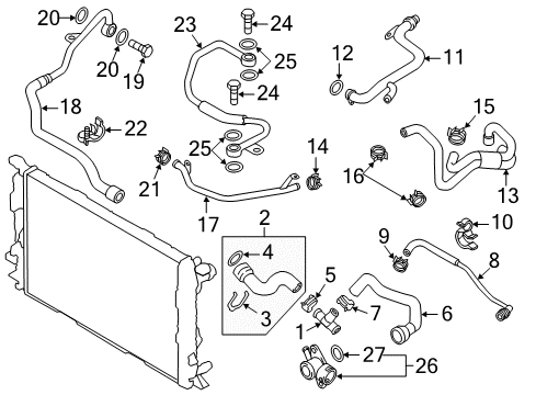 2015 Audi allroad Hoses, Lines & Pipes