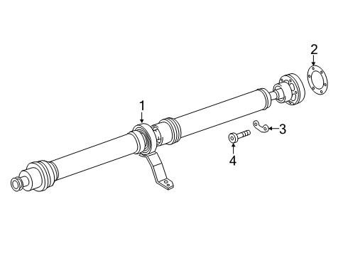 2020 Audi A8 Quattro Drive Shaft - Rear