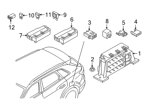 2021 Audi e-tron Sportback Fuse & Relay Diagram 4