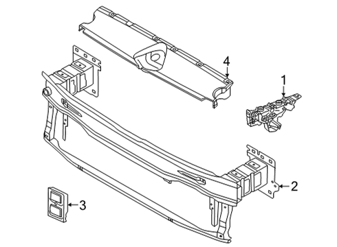 2023 Audi S3 Bumper & Components - Front Diagram 2