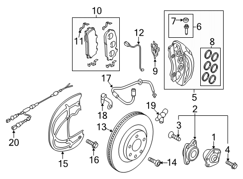 2023 Audi Q7 Brake Components