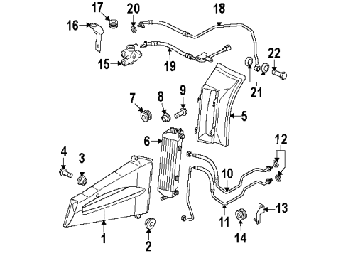 2012 Audi R8 Trans Oil Cooler