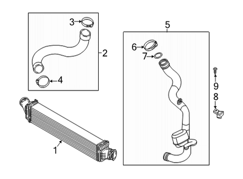 2022 Audi A7 Sportback Intercooler