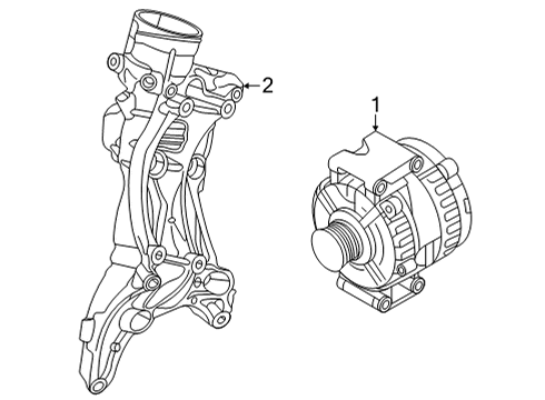 2022 Audi A5 Sportback Alternator