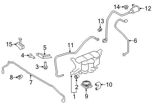 2013 Audi RS5 Emission Components Diagram 2