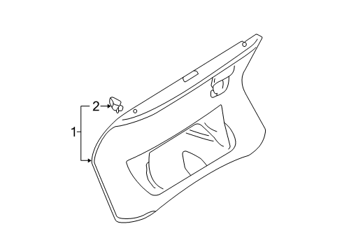 2007 Audi RS4 Interior Trim - Trunk Lid