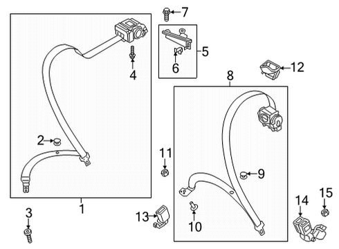 2022 Audi RS7 Sportback Seat Belt