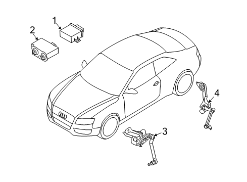 2015 Audi Q5 Electrical Components Diagram 1