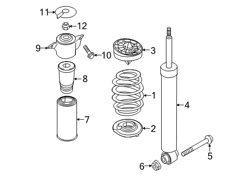 2019 Audi RS5 Sportback Shocks & Components - Rear Diagram 2