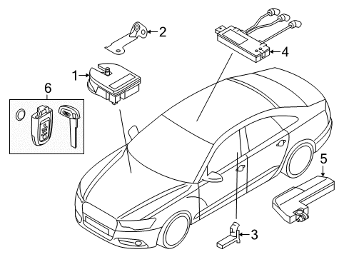 2014 Audi A6 Alarm System