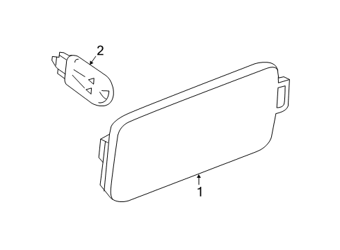 2018 Audi RS7 Rear Lamps - Side Marker Lamps