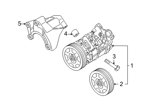 2008 Audi A6 A/C Compressor