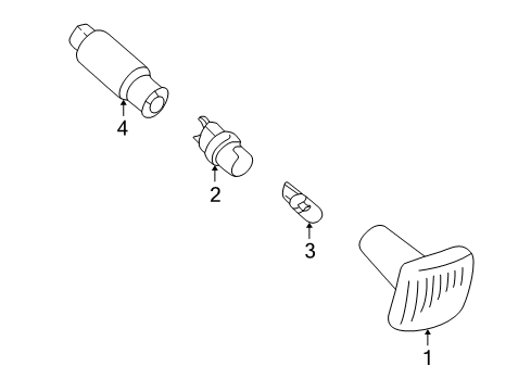 1996 Audi A4 Side Repeater Lamps