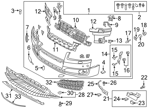 2016 Audi S8 Headlamp Assembly Screw Diagram for N-906-833-02