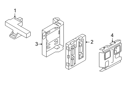 2013 Audi RS5 Transmitter Diagram for 8K0-959-754-CB-TKE