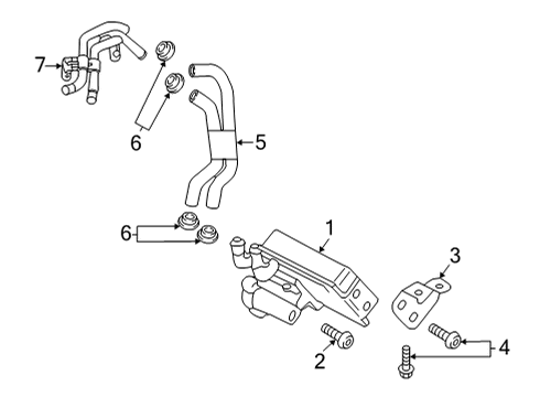 2022 Audi A4 Quattro Trans Oil Cooler