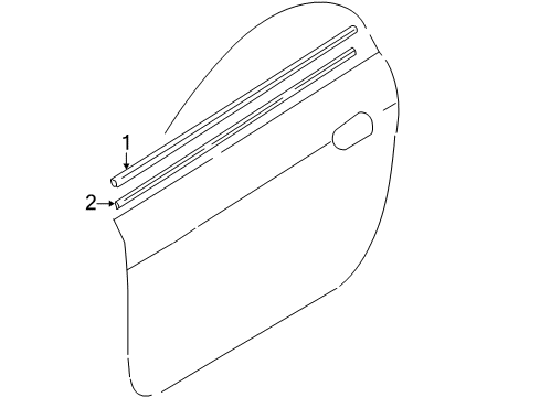 2006 Audi TT Exterior Trim - Door